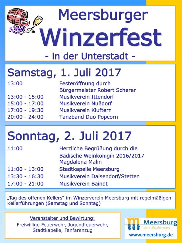 Meersburger Winzerfest 2017