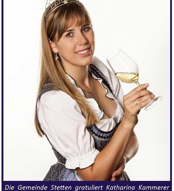 Badische Weinprinzessin Katharina Kammerer aus Stetten