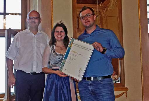2. Platz beim Internationalen Müller-Thurgau-Preis 2018